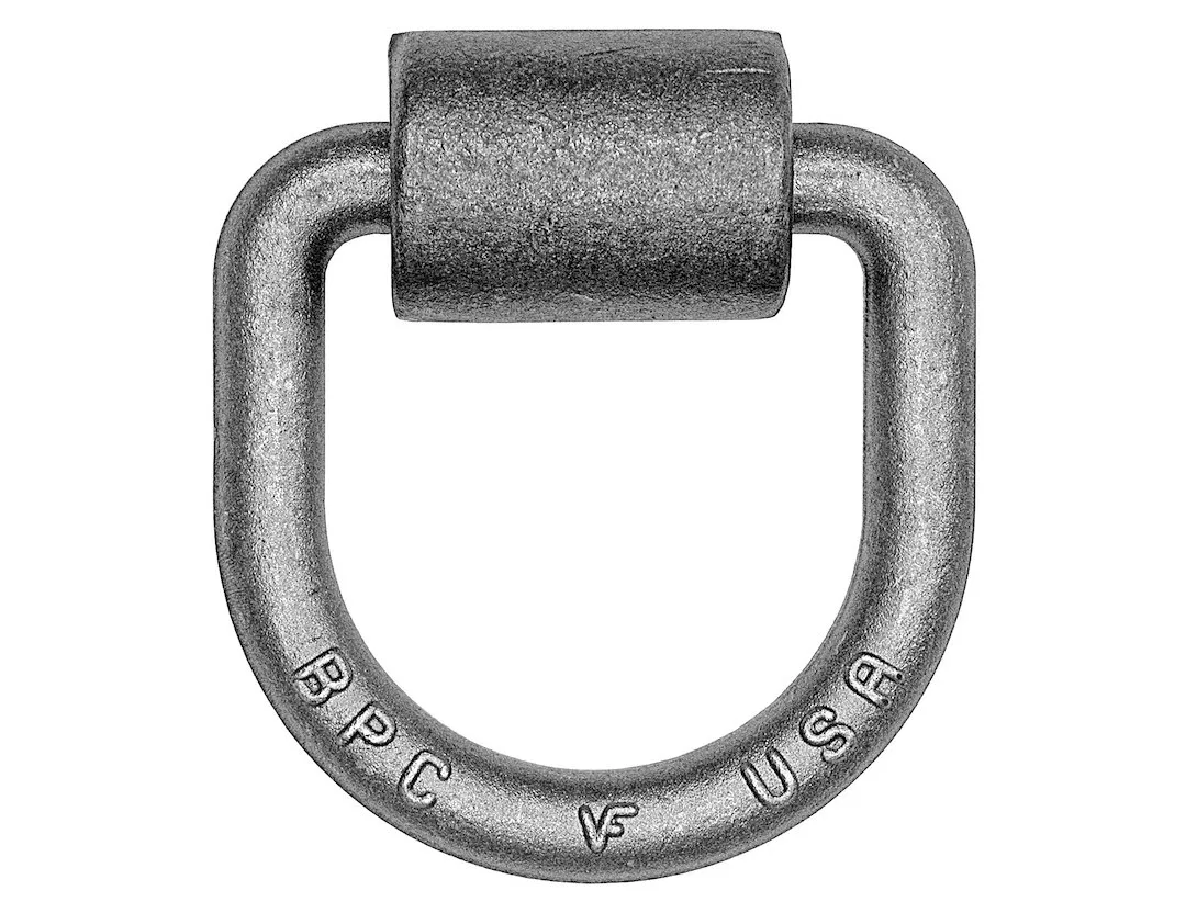 B40PKGD – BUYERS PROD D-Ring, 5/8 Inch Ring Diameter Steel With Bracket